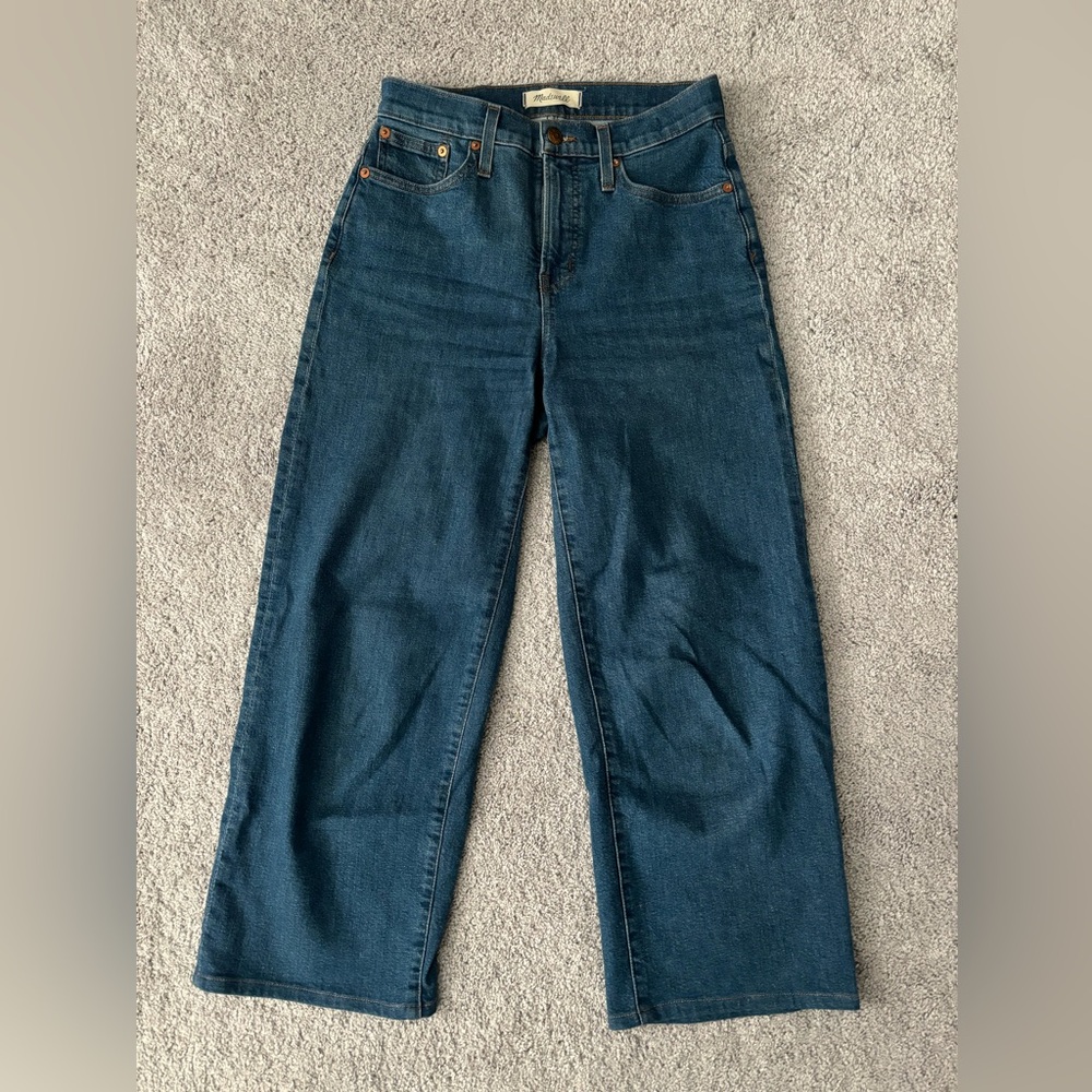Madewell perfect vintage wide leg jeans 26P